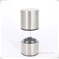 Stainless manual salt and pepper grinder mill set